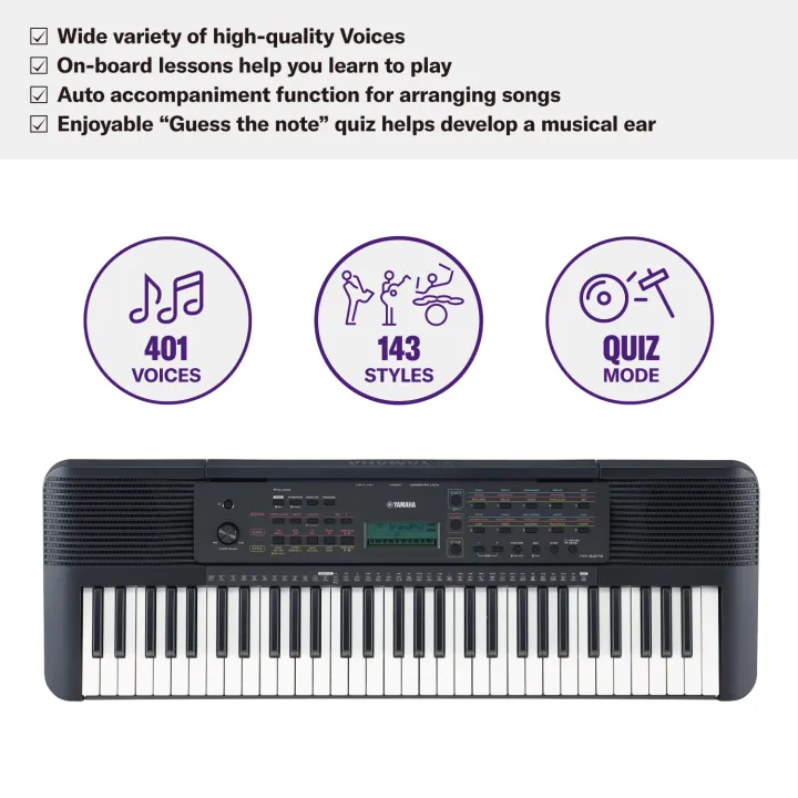 Yamaha%20Music%20Portable%20Keyboard%20Beginner%20Level%2061%20Keys%20PSR%20E273%20-%20Image%205