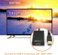 USB 3.0 to HDMI Adapter, 1080P Full HD Video and Audio Multi Monitor Graphics Converter Adaptor for Laptop/PC/Projector/HDTV Compatible with Windows XP 7/8/8.1/10 (VISTA & NO MAç). 