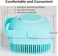 Dog Bath Brush Massage Shampoo Silicone Body Scrubber Bath Body Liquide Brush. 