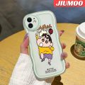 JIUMOO For Samsung galaxy S20 Case Cartoon Crayon Shin Chan Colorful Lovely Wave Border Soft Clear Shockproof Phone Cases Creative Camera Transparent Casing Simple Gentle Protective Cover. 