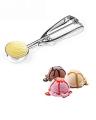 Stainless Steel Ice Cream Scooper - Silver. 