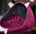 Bow Pet House Velvet Soft Cat Cushion - New Style Cat House With Ears Premium Quality Cat Bed. 