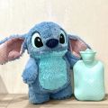 Anime Kawaii Turo Lilo Stitch Plush Hot Water Bottle Winter Women'S Home Water Filling Hand Warmer Monster Toys Gift. 