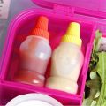 2pcs/set Portable  Mini Ketchup Condiment Squeeze Bottles -Portable Mayo Sauces Salad Bottles- Cooking Sauce Container Kitchen Accessories. 