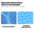 Body Wash Silicone 150g 62 x 11cm Body Scrubber Belt Double Side Shower Belt Silicone Bath Body Brush A One Back Cleaning Exfoliating Body Scrubber Bath Shower Towel Silicone Body Wash Scrubber Belt for Men and Women. 