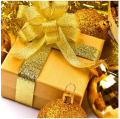 Glitter Ribbon 1 Inches Length 16 Meter Silver and Golden for Crafts, Gifts, Wrapping, Decorations & Arts. 