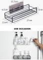 Self-Adhesive Metal Bathroom Rack Storage Shelves - Bathroom Storage Rack Corner, Bathroom Corner Shelf Organizer Storage, Bathroom Shelf/Shelves Corner. 