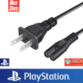 AC Power Cord - 2 PIN (C8) Power Cable FOR PC/Laptop, TVs, PSONE, PS2, PS3, PS4 Slim/PS4 Pro (7200), PS5 Pro/Slim PS3, Xbox One S/X, Xbox Series X/S. 