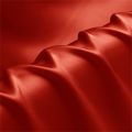 Red Plain Pure Silk Satin Fabric - High Quality. 