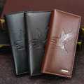 New Men's PU Leather Long Wallet Multiple Card
Slots Cash Purse Card Holder. 