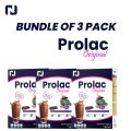 PROLAC ORIGINAL NUTRITIONAL SUPPLEMENT MILK POWDER FOR ADULTS - HEALTHY FORMULA  WITH PROTEIN AND ESSENTIAL VITAMINS - CHOCOLATE FLAVOUR 200 gm (Bundle of 3 Packs). 
