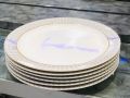 Plates - Curry/Broth/Soup Plates - 11 Inch Extra Large Size Dinner Plates Melamine - High Quality Double Glazed (Set of 6). 