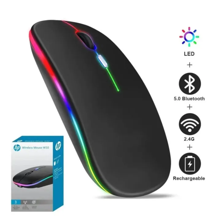 HP%20W10%20Wireless%20RGB%20Rechargeable%20Mouse%20%E2%80%93%20Bluetooth%20&%202.4G%20Dual%20Mode,%20Silent%20Click,%20Adjustable%20DPI,%20Ultra-Thin%20Slim%20Design%20by%20Ecoelec%20-%20Image%202