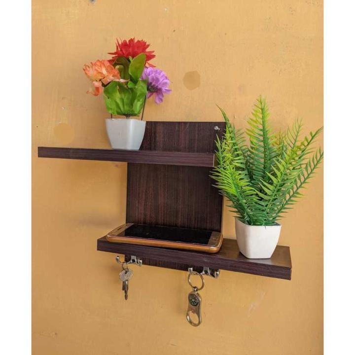 Home%20Wall%20Decor%20Mobile%20stand%20for%20charging%20&%20Key%20holder%20Decoration%20items%20shelf%20-%20Image%202