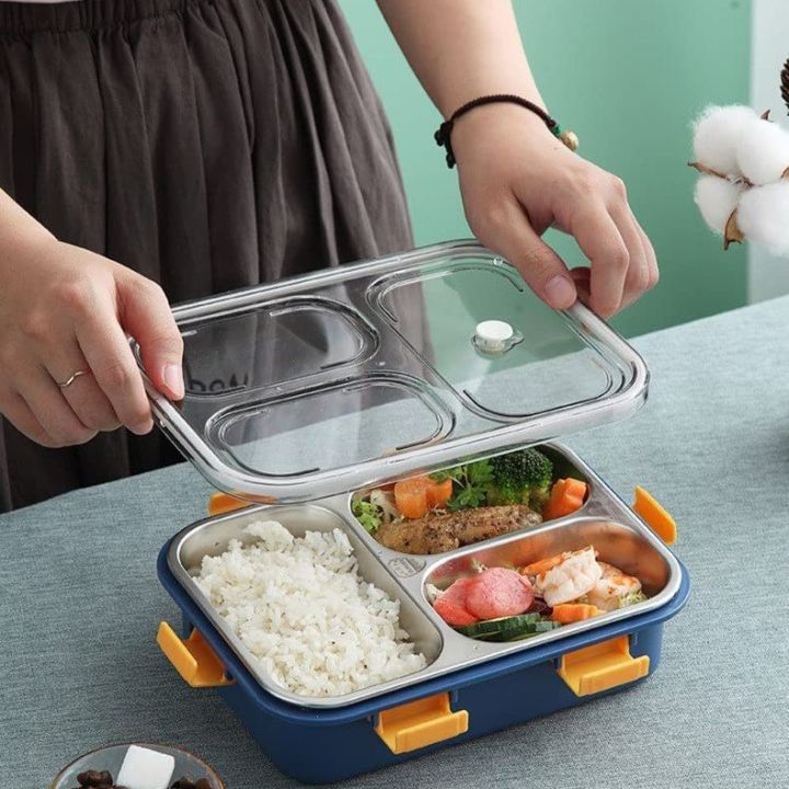 Stainless Steel Insulated Perfect Lunch Box For School & Office Men And Women