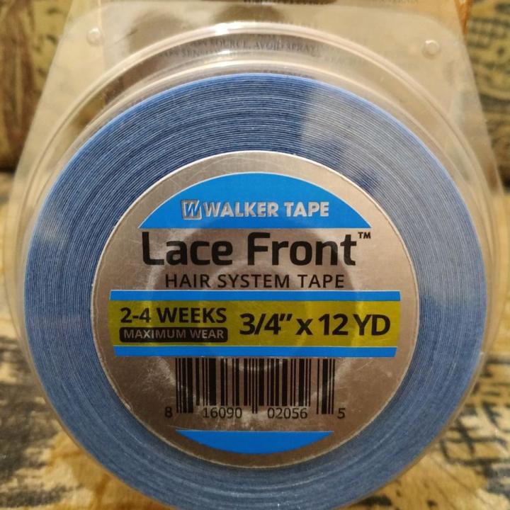 Lace front tape double sided 12 yards blue tape by walker tape