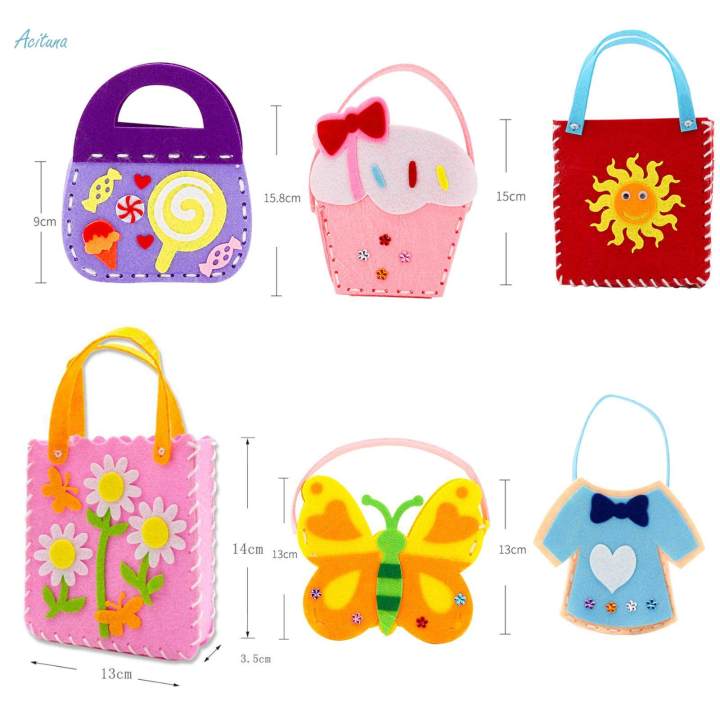 14x%20Handbags%20Kids%20Sewing%20Kit%20Toddlers%20Arts%20and%20Crafts%20for%20Halloween%20Gift%20-%20Image%209