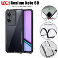 ShockProof Case for Realme Note 60 Ceramic Tempered Glass 3 in 1 Realme Note60 Note 50 Screen Protector Camera Lens Film. 