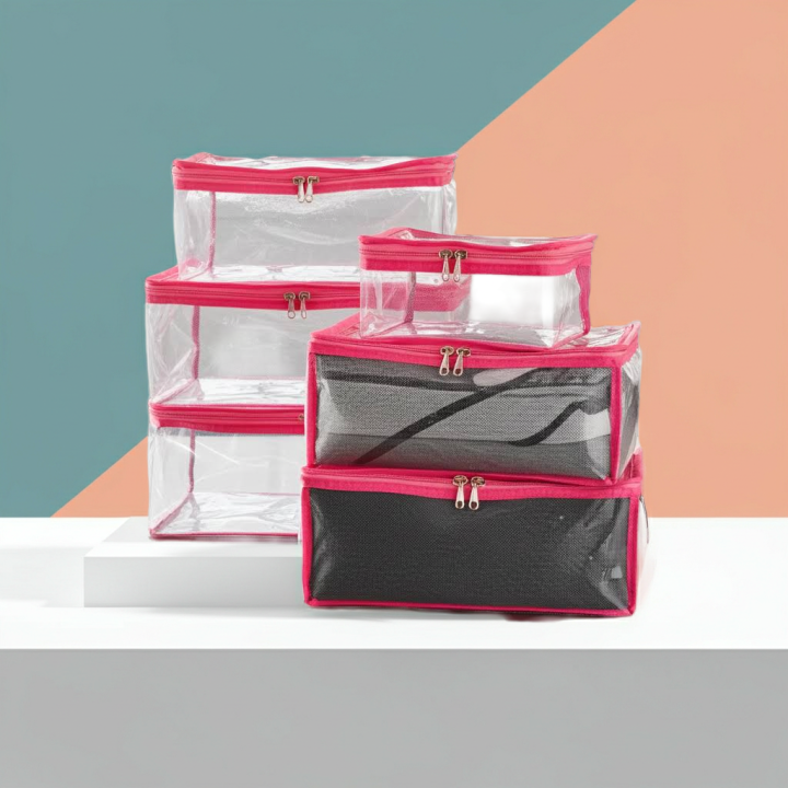 CUSTOMIZE%204Pcs%20Packing%20Cubes%20Travel%20Pouches%20Luggage%20Organiser%20Clothes%20Suitcase%20Storage%20Bag%20-%20Image%207