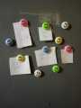 Multicolor Smiley Emoji for Refrigerator, Sticky Notes, whiteboard, photos, hanging notes | Beautiful and fashionable can be Used For Multipurpose |  5 different colors with 10 pieces. 