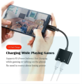 2-in-1 Lightning Splitter Adapter for iPhone 7+ – Audio and Charging, No B. 