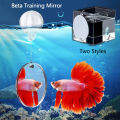 Acrylic Aquarium Betta Mirror Fish Tank Floating Round Mirror For Fish Betta Flowerhorn Cichlid Training 4cm/5cm/6cm/7cm/8cm/9cm. 