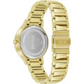Hugo Boss Signature Gold Stainless Steel Gold Dial Quartz Watch for Ladies - 1502541. 