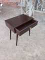Bed Side Table With Single Drawer ( Brown ). 