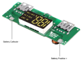 18650 Charging Board Dual USB 5V 2.1A Mobile Power Bank Module 18650. 
