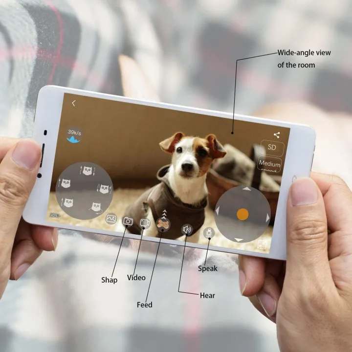 SKYMEE%20Owl%20Robot%20Toy%20for%20Dogs%20:%20Movable%20Full%20HD%20Pet%20Camera%20with%20Treat%20Dispenser,%20Interactive%20-%20Image%209