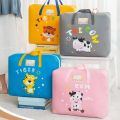 Portable Multifunction Storage Bag, Closet Organizer Moving Tote Bag, Reinforced Handles Zippered Organizer, Large Capacity Childbirth Bag (Random Design). 