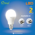 Crest LED BULB LIGHT 8W B22/E27 (3000K/6500K). 