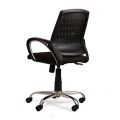 Mid Back Mesh Revolving office Chair (Black). 