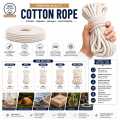 Premium Nylon Rope Heavy Duty White Plastic Rope Multipurpose Strong Durable Clothesline Camping Utility Rope 4mm 6mm 8mm 10mm 12mm. 