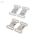2x Metal Side Release Buckle Clip for Craft Webbing Paracord Bag Strap. 