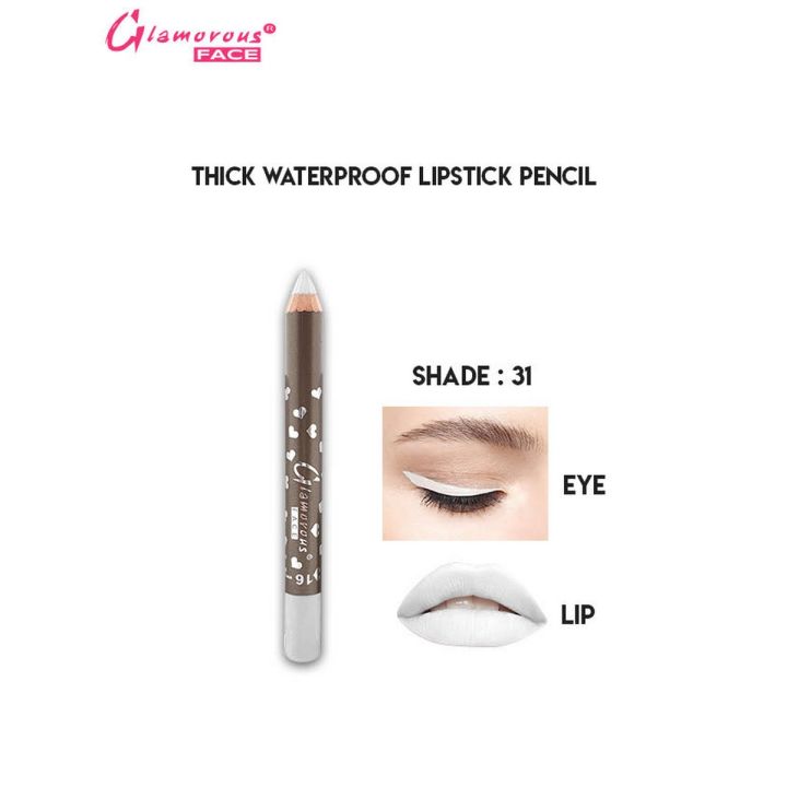 Glamorous%20Face%20Thick%20WaterProof%20Lipstick%20Pencil,%20Crayon%20Lipstick,%20Matte%20Longwear%20Lipstick%20Makeup,%20Long%20Lasting%20Soft%20Pencils%20For%20Natural%20And%20Nude%20Looks.%20-%20Image%202