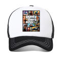 【AMG DEDL MALL】Grand Theft Auto Game GTA 5 cap fashion gta5 fans Mesh breathable Snapback hats Bone Garros. 