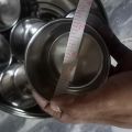 7 Partitions Large Spices Container Round Box Stainless Steel. 