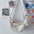 Japanese Corduroy Shoulder Bag Women Crossbody Canvas Dumpling Bag Retro Student Messenger Bag.