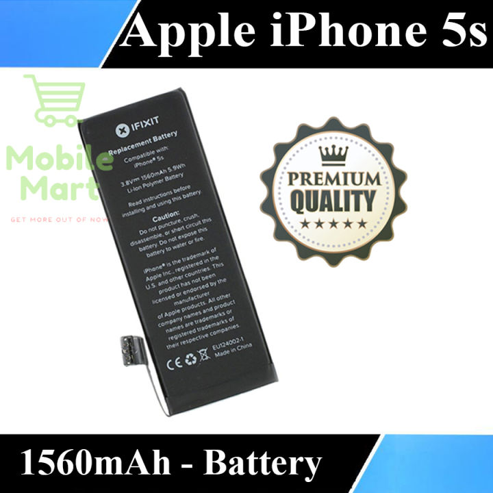 Apple iPhone 5s Battery Replacement Premium Quality 1560mAh For Apple iPhone 5s