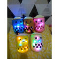 25-35CM Mini Led Boba BROWN SUGAR SUPER Jumbo Doll Boba Stuffed Pillows Jumbo Boba Doll/Plush Doll on Beautiful Blinking SNI. 