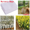 100Pcs/Pack Seedling Plants Nursery Bags Fabric Eco-Friendly Growing Planting Bags. 
