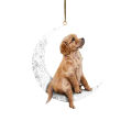 Hanging Pendant Flat Car Rearview Mirror Backpack Pendant. 