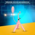 Mobile Phone Foldable Live Streaming Beauty Fill Light Lamp with Tripod and Phone Holder. 