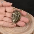 Mini Trilobite Decor Cambrians Brass Trilobites Statue for Desk Home Bathroom. 