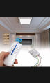 Wireless Remote Control Switch, Wireless 4 way Channel 220V On/Off Lamp Remote Control. 