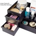 Makeup Organizer with Drawers, Countertop Organizer for Vanity, Bathroom and Bedroom Desk Cosmetics Display Case. 