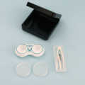 Contact Lens Case Travel Kit Matte Travel Portable Solid Color Lens Cover Container Beauty Pupil Storage Soaking Box Eyewear Accessories. 