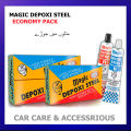 Magic depoxi steel for fill stell cracks and damage 2pcs pack. 