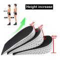 【HOT】 2Cm-4Cm Hard Breathable Memory Foam Height Increase Insoles Heel Lifting Inserts Shoe Lifts Shoe Pads Cushion Unisex. 